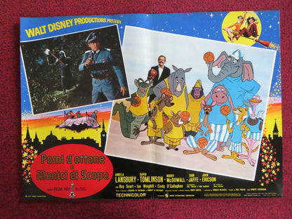 BEDKNOBS AND BROOMSTICKS - C ITALIAN FOTOBUSTA POSTER DISNEY A. LANSBURY 1972