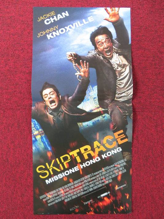 SKIPTRACE ITALIAN LOCANDINA POSTER JACKIE CHAN JOHNNY KNOXVILLE 2016