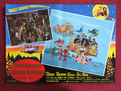 BEDKNOBS AND BROOMSTICKS - E ITALIAN FOTOBUSTA POSTER DISNEY A. LANSBURY 1972