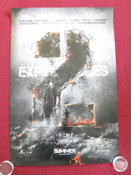 THE EXPENDABLES 2 US ONE SHEET ROLLED POSTER SYLVESTER STALLONE B. WILLIS 2012