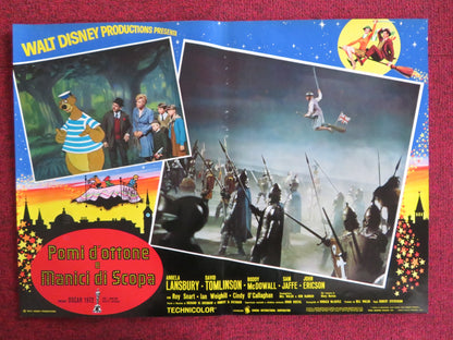 BEDKNOBS AND BROOMSTICKS - F ITALIAN FOTOBUSTA POSTER DISNEY A. LANSBURY 1972