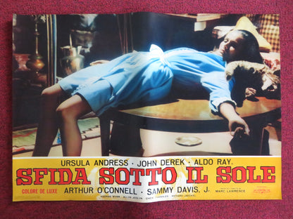 NIGHTMARE IN THE SUN - A ITALIAN FOTOBUSTA POSTER URSULA ANDRESS JOHN DEREK 1965