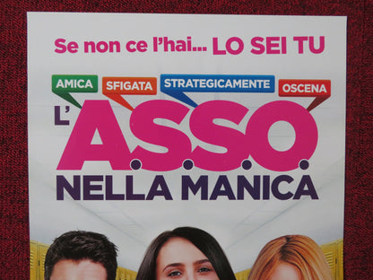 L'A.S.S.O. NELLA MANICA ITALIAN LOCANDINA POSTER MAE WHITMAN ROBBIE AMELL 2015