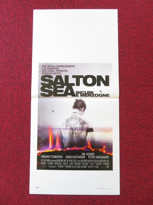 THE SALTON SEA ITALIAN LOCANDINA POSTER VAL KILMER VINCENT D'ONOFRIO 2002