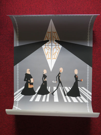 HELLRAISER CENOBITES CROSSING ABBEY ROAD PRINT POSTER  CLIVER BARKER IIAN SHEADY