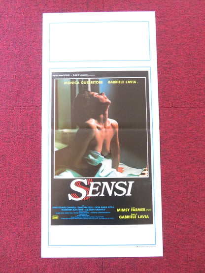 EVIL SENSES ITALIAN LOCANDINA POSTER MONICA GUERRITORE GABRIELE LAVIA 1986