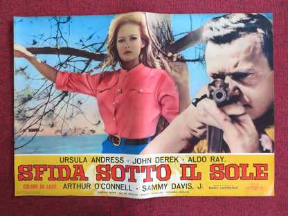 NIGHTMARE IN THE SUN - C ITALIAN FOTOBUSTA POSTER URSULA ANDRESS JOHN DEREK 1965