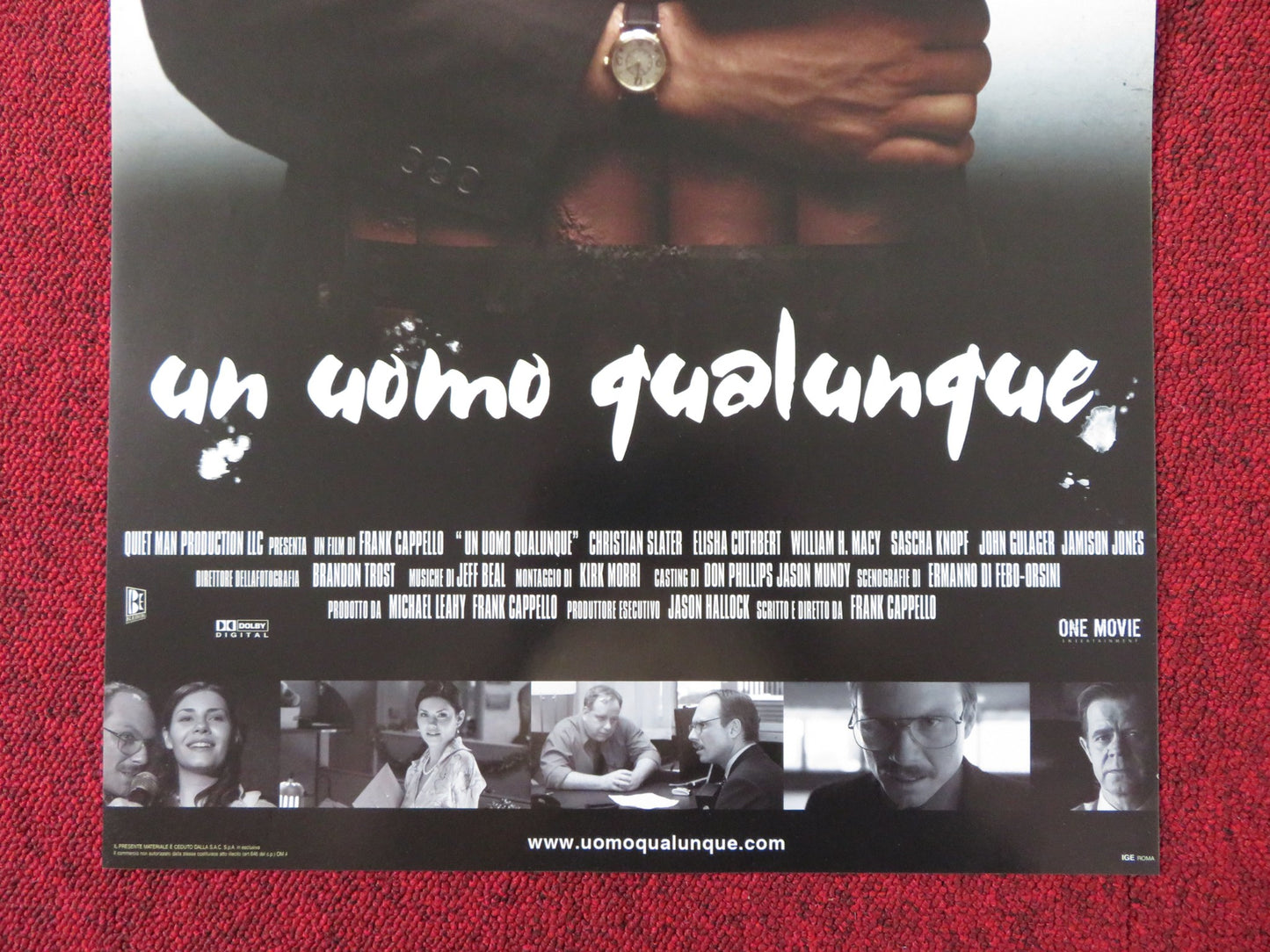 HE WAS A QUIET MAN ITALIAN LOCANDINA POSTER CHRISTIAN SLATER E. CUTHBERT 2007