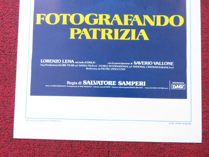 FOTOGRAFANDO PATRIZIA ITALIAN LOCANDINA POSTER MONICA GUERRITORE LENA 1984