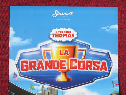 THOMAS & FRIENDS: THE GREAT RACE ITALIAN LOCANDINA POSTER MARK MORAGHAN 2016