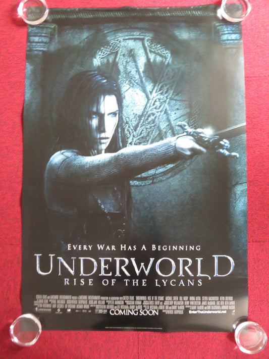 UNDERWORLD: RISE OF THE LYCANS US ONE SHEET ROLLED POSTER KATE BECKINSALE 2009