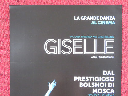 GISELLE LA GRANDE DANZA BOLSHOI  ITALIAN LOCANDINA POSTER ADAM GRIGOROVICH 2018