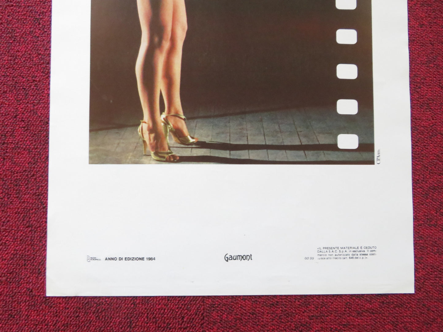 THE PUBLIC WOMAN ITALIAN LOCANDINA POSTER FRANCIS HUSTER VALERIE KAPRISKY 1984