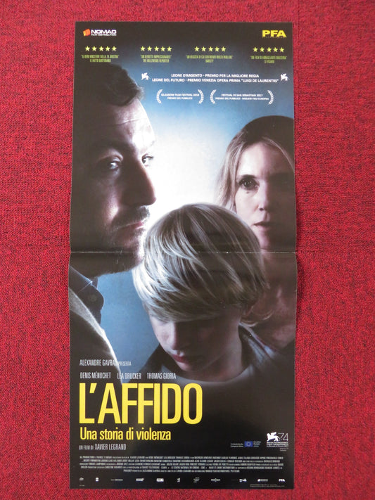 L'AFFIDO - UNA STORIA DI VIOLENZA ITALIAN LOCANDINA POSTER DENIS MENOCHET 2017