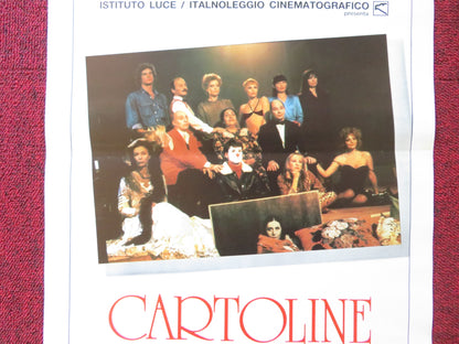 CARTOLINE ITALIANE ITALIAN LOCANDINA POSTER GENEVIEVE PAGE LINDSAY KEMP 1987