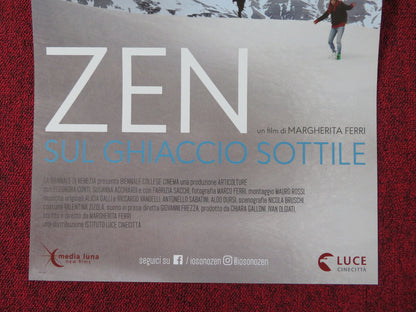 ZEN SUL GHIACCIO SOTTILE ITALIAN LOCANDINA POSTER ELEONORA CONTI 2018