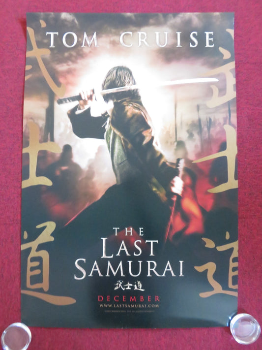 THE LAST SAMURAI US ONE SHEET ROLLED POSTER TOM CRUISE KEN WATANABE 2003