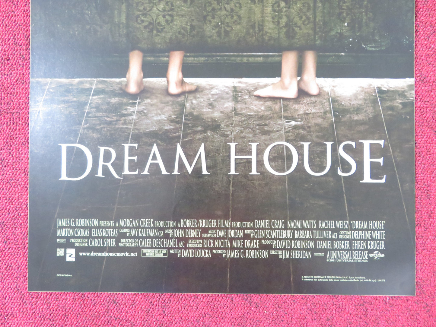 DREAM HOUSE ITALIAN LOCANDINA POSTER DANIEL CRAIG NAOMI WATTS 2011