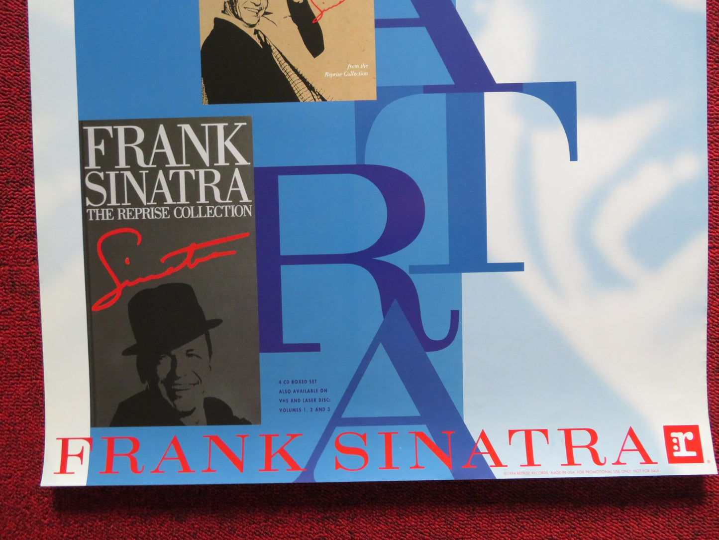 FRANK SINATRA THE REPRISE COLLECTION US MUSIC POSTER 1994