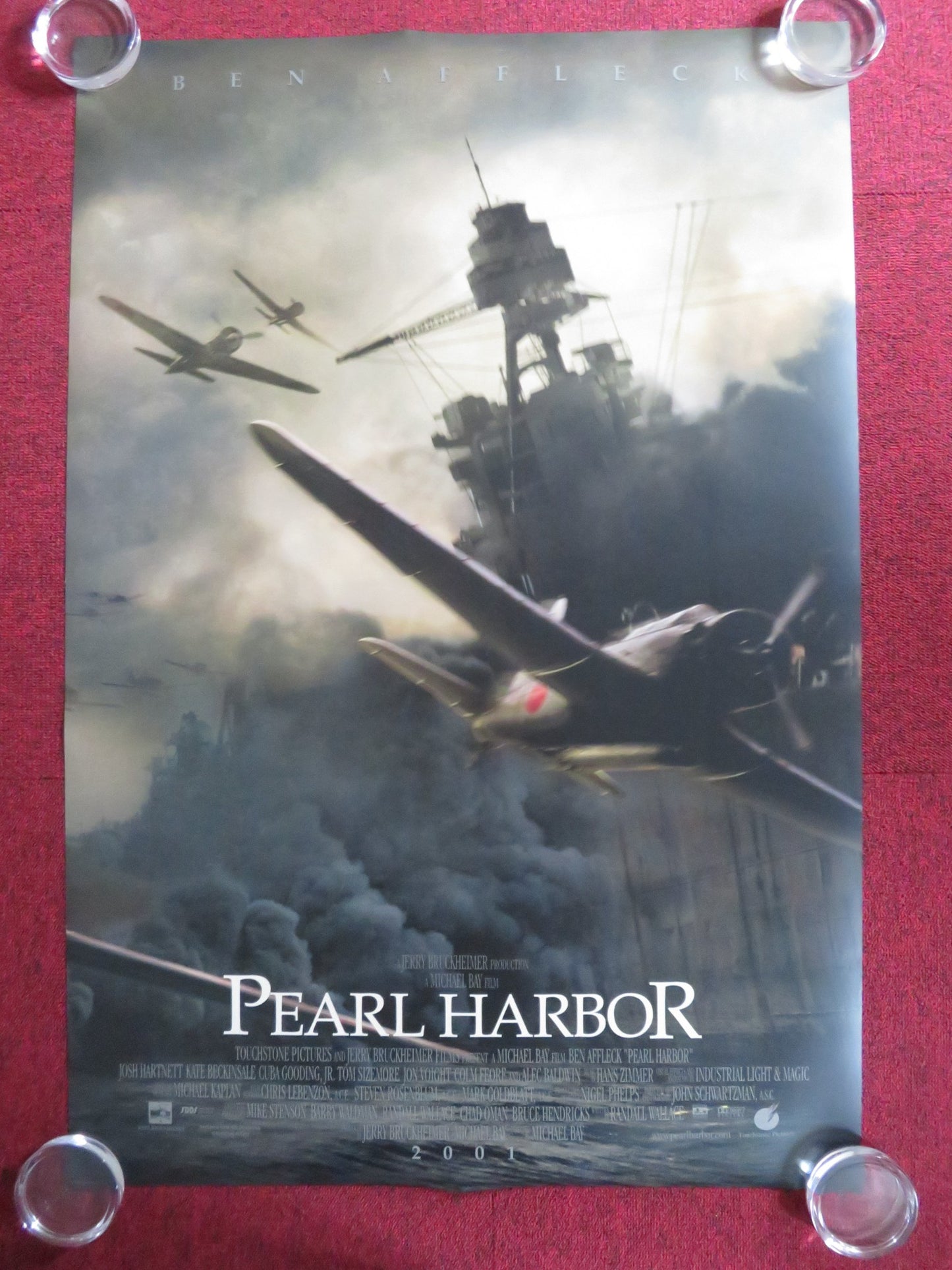 PEARL HARBOR - B US ONE SHEET ROLLED POSTER BEN AFFLECK JOSH HARTNETT 2001