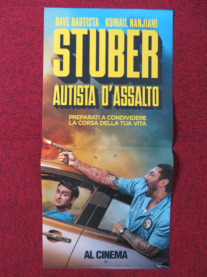 STUBER ITALIAN LOCANDINA POSTER DAVE BAUTISTA KUMAIL NANJIANI 2019