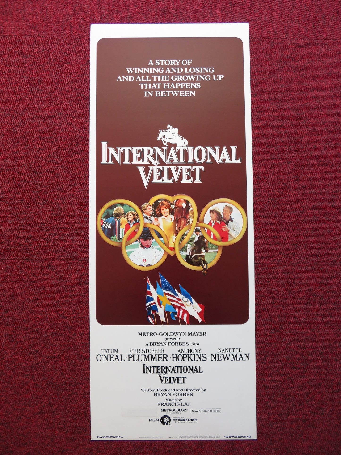 INTERNATIONAL VELVET US INSERT (14"x 36") POSTER CHRISTOPHER PLUMMER 1978