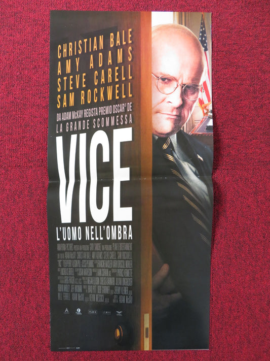 VICE ITALIAN LOCANDINA POSTER CHRISTIAN BALE AMY ADAMS 2018