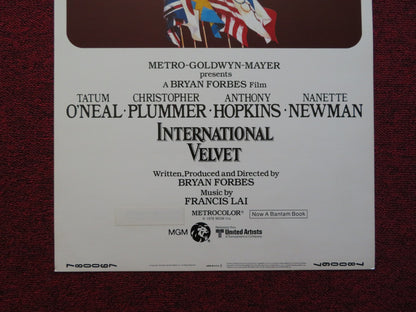 INTERNATIONAL VELVET US INSERT (14"x 36") POSTER CHRISTOPHER PLUMMER 1978