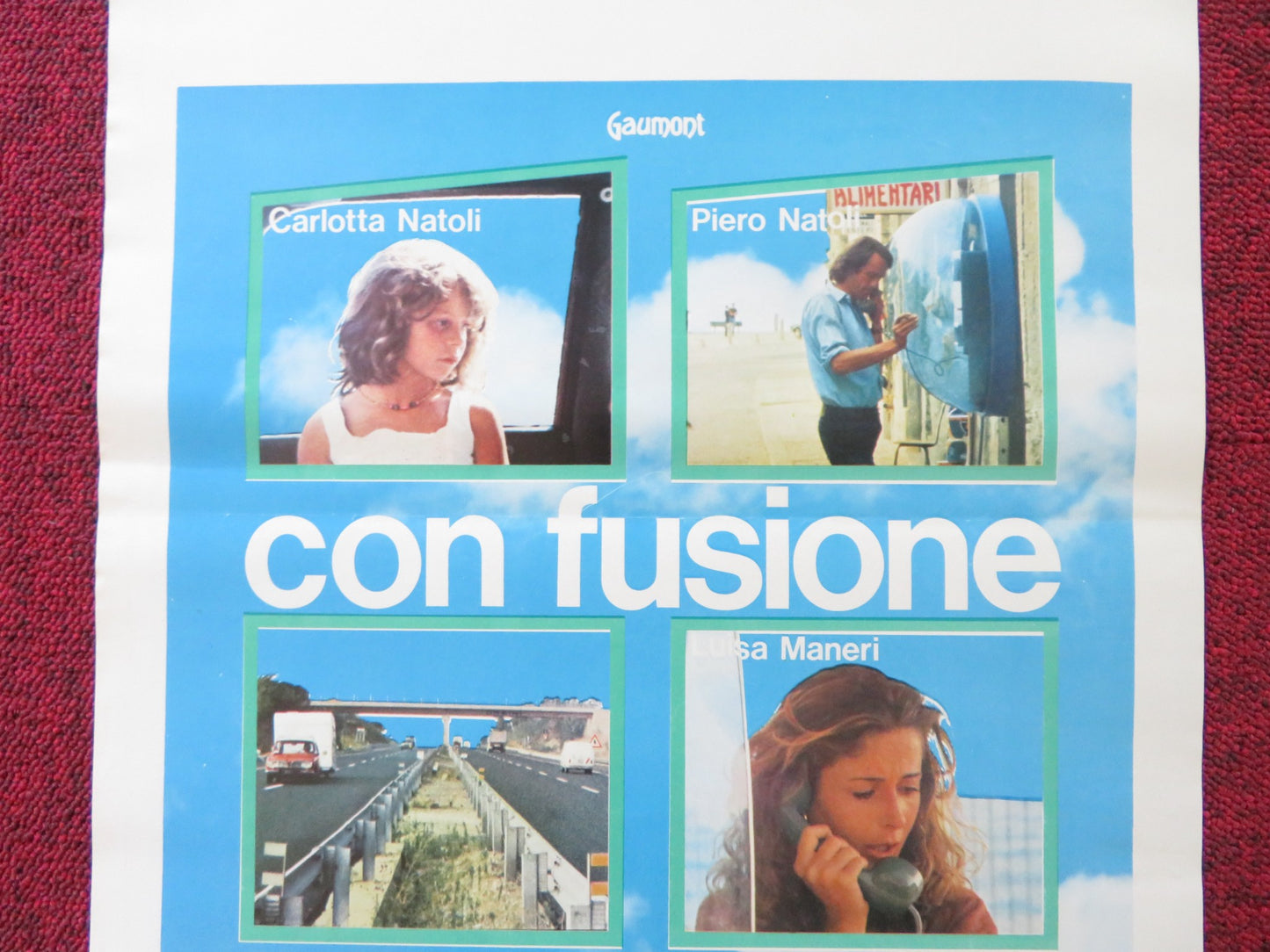 CON..FUSIONE / CON.. FUSION- B ITALIAN LOCANDINA POSTER CARLOTTA NATOLI 1980