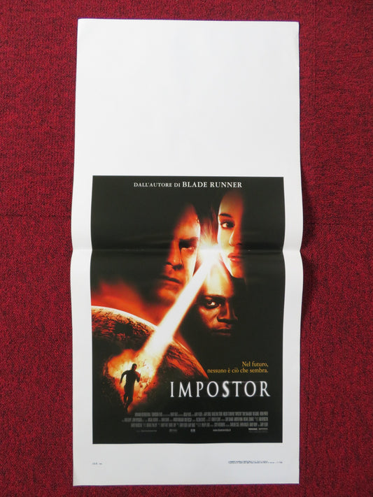 IMPOSTER ITALIAN LOCANDINA POSTER GARY SINISE MADELEINE STOWE 2001