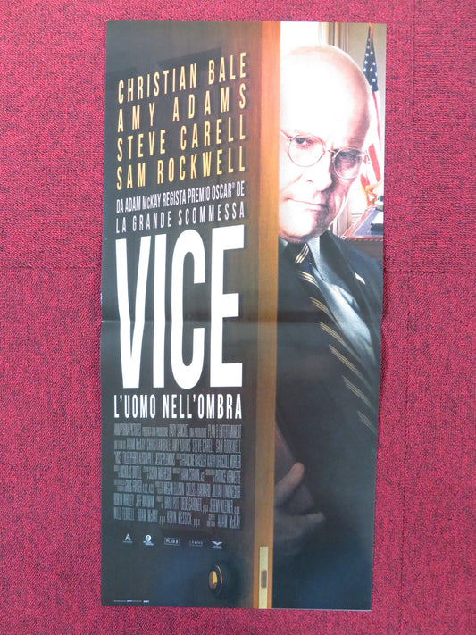 VICE -b ITALIAN LOCANDINA POSTER CHRISTIAN BALE AMY ADAMS 2018