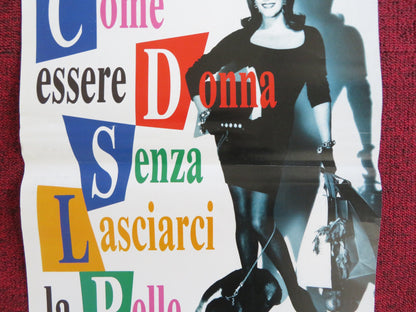 HOW TO BE A WOMAN AND NOT DIE IN THE ATTEMPT ITALIAN LOCANDINA POSTER MAURA 1991