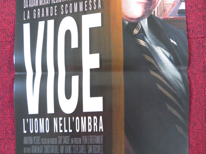 VICE -b ITALIAN LOCANDINA POSTER CHRISTIAN BALE AMY ADAMS 2018