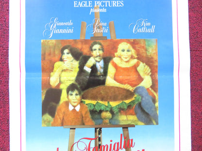 LA FAMIGLIA BUONANOTTE ITALIAN LOCANDINA POSTER GIANNINI KIM CATTRALL 1989