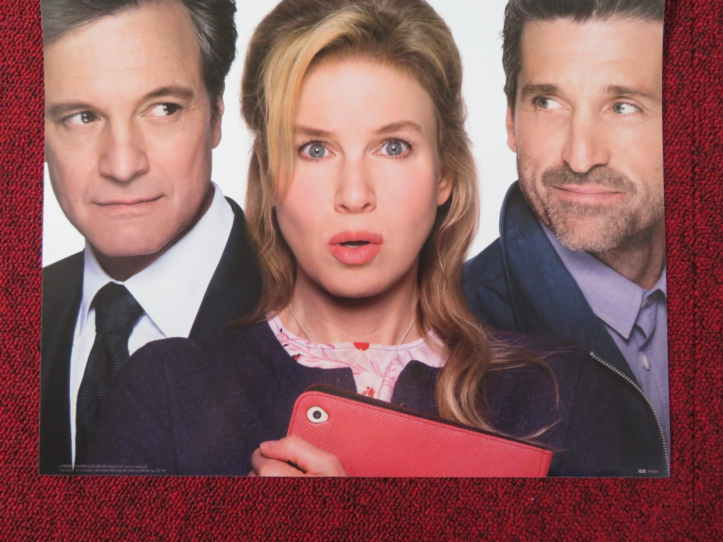 BRIDGET JONES'S BABY ITALIAN LOCANDINA POSTER RENEE ZELLWEGER COLIN FIRTH 2016