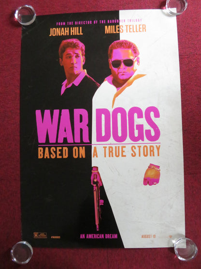 WAR DOGS US ONE SHEET ROLLED POSTER MILES TELLER JONAH HILL 2016