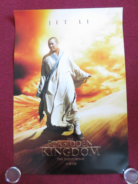 THE FORBIDDEN KINGDOM - B US ONE SHEET ROLLED POSTER JET LI JACKIE CHAN 2008