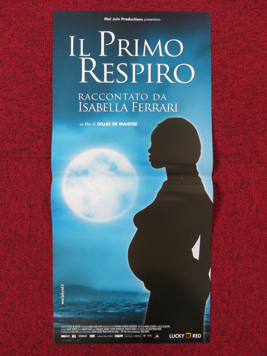 IL PRIMO RESPIRO ITALIAN LOCANDINA POSTER GILLES DE MAISTRE I. FERRARI 2007