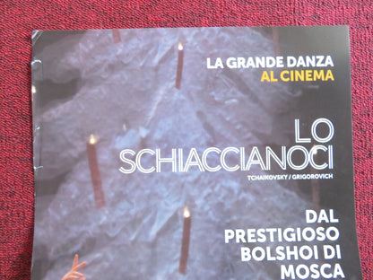 LO SCHIACCIANOCI ITALIAN LOCANDINA POSTER TCHAIKOVSKY BALLET NUTCRACKER