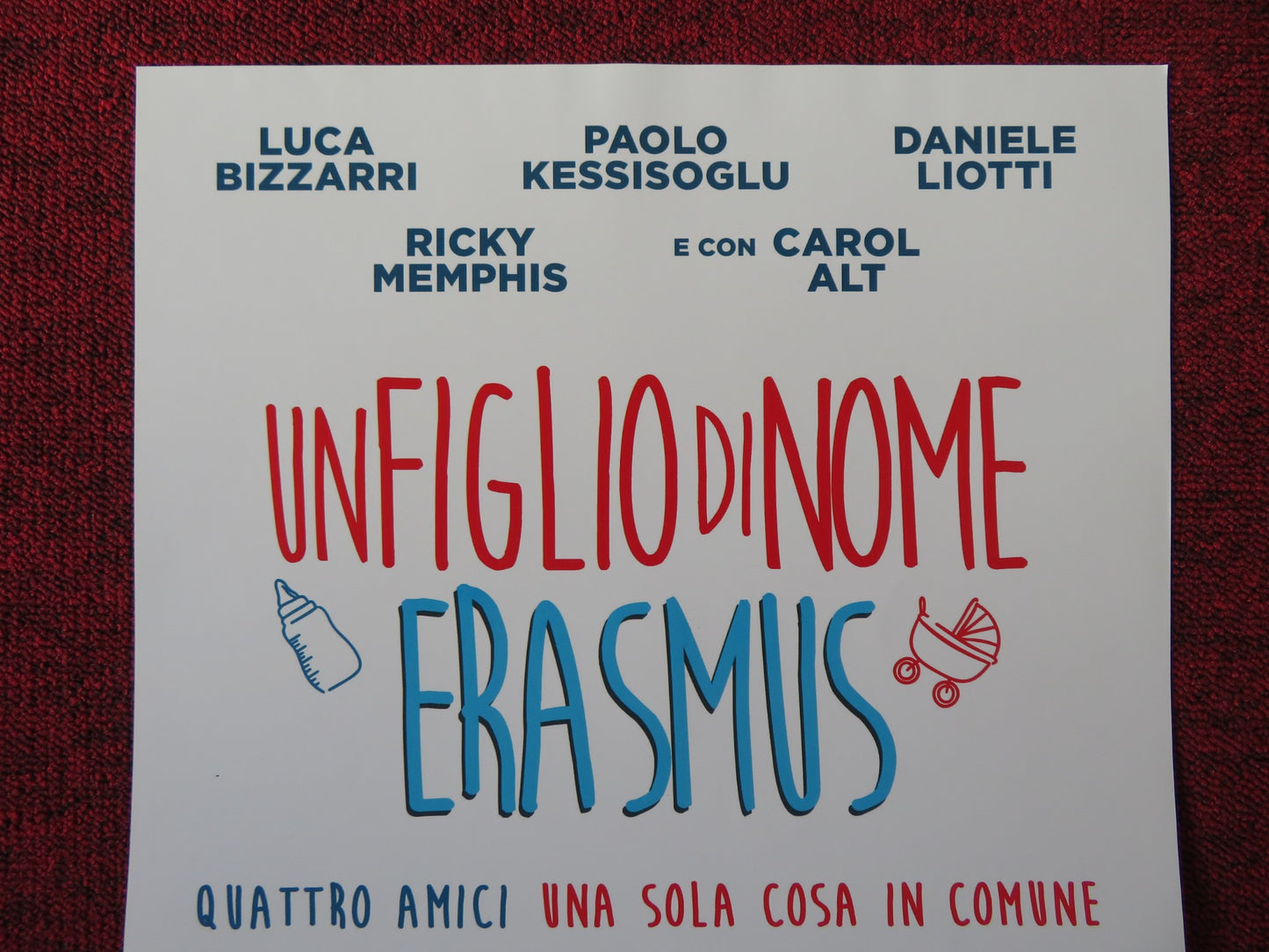 UN FIGLIO DI NOME ERASMUS ITALIAN LOCANDINA POSTER LUCA BIZZARRI 2020