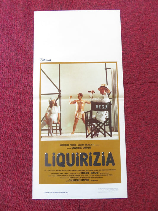 LIQUIRIZIA ITALIAN LOCANDINA POSTER MASSIMO ANZELLOTTI BARBARA BOUCHET 1979