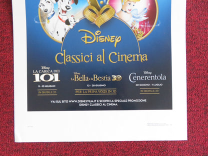 DISNEY CLASSICS AT THE CINEMA ITALIAN LOCANDINA POSTER BEAUTY AND THE BEAST