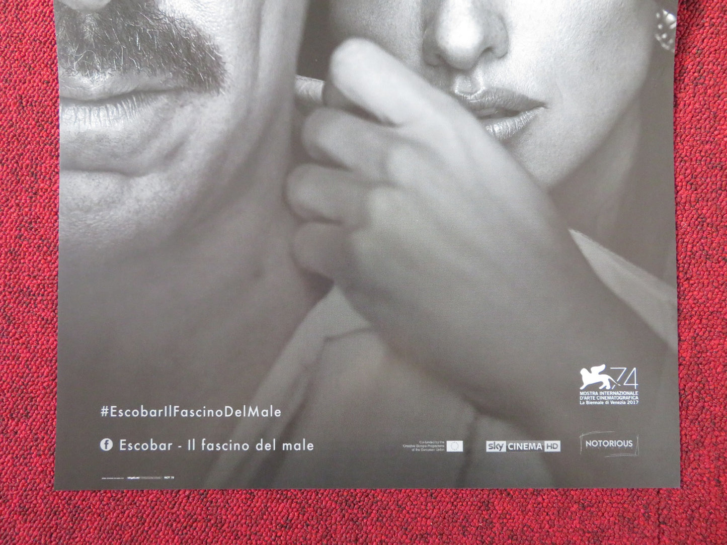 LOVING PABLO ITALIAN LOCANDINA POSTER JAVIER BARDEM PENELOPE CRUZ 2017