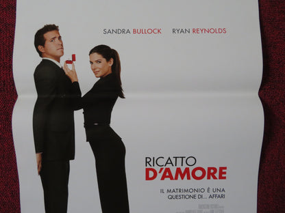 THE PROPOSAL ITALIAN LOCANDINA POSTER SANDRA BULLOCK RYAN REYNOLDS 2009