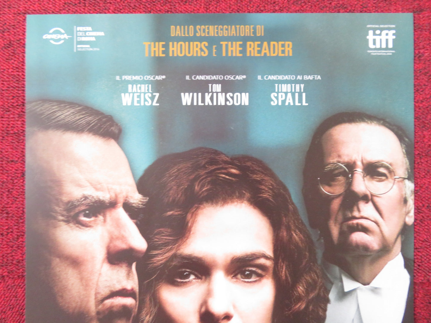 LA VERITA NEGATA ITALIAN LOCANDINA POSTER RACHEL WEISZ TIMOTHY SPALL 2016