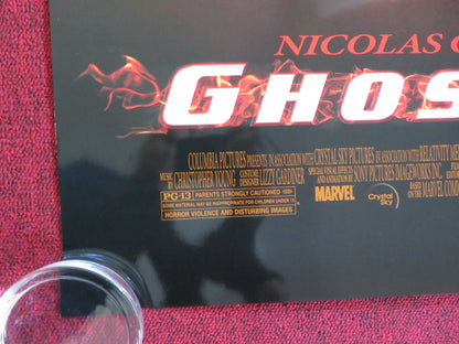 GHOST RIDER US ONE SHEET ROLLED POSTER NICOLAS CAGE EVA MENDES 2007