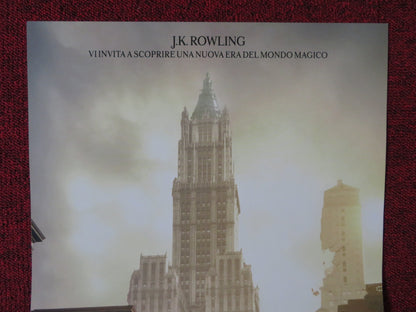 FANTASTIC BEASTS AND WHERE TO FIND THEM ITALIAN LOCANDINA POSTER REDMAYNE 2016