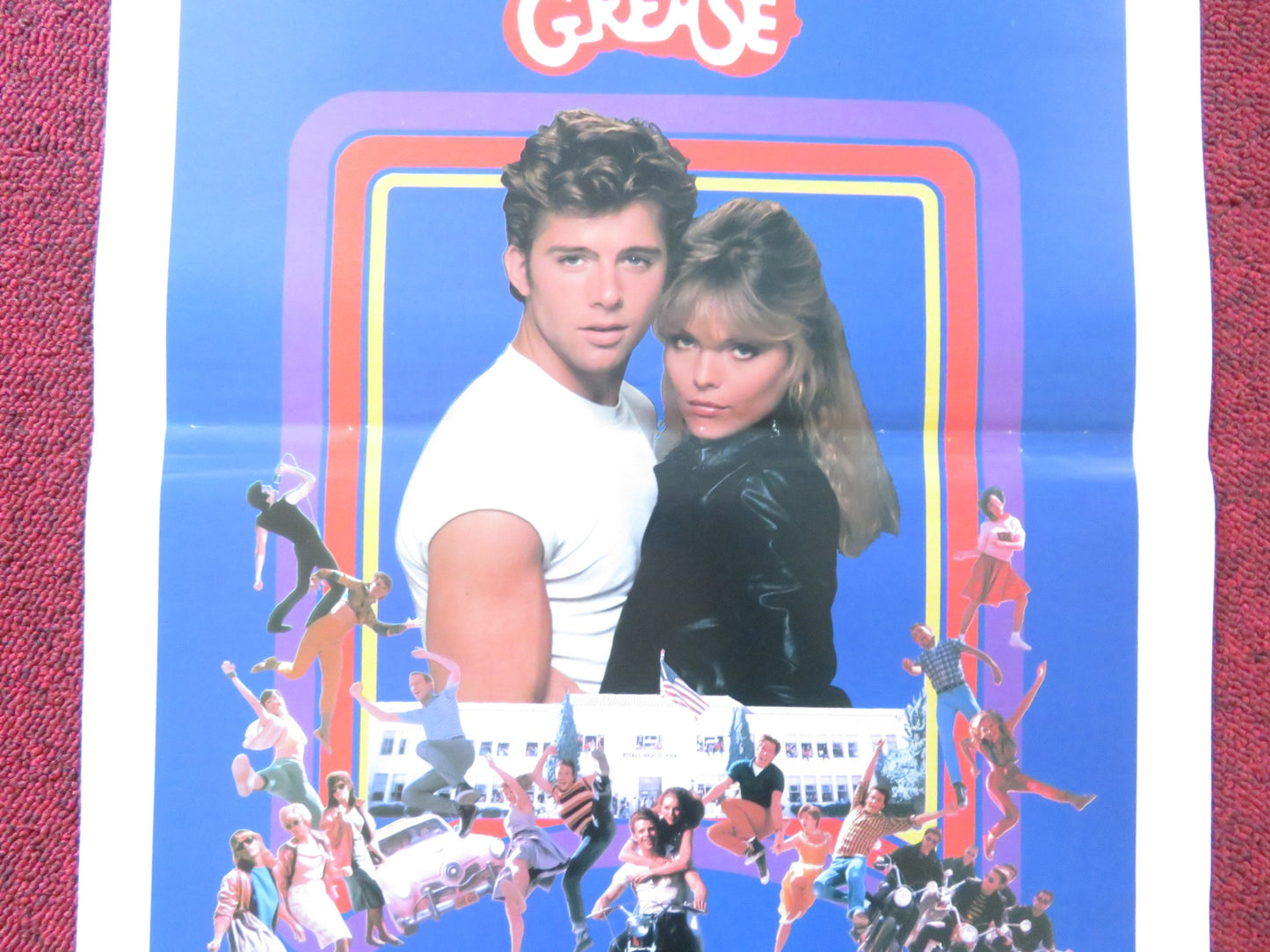 GREASE 2 ITALIAN LOCANDINA POSTER MICHELLE PFEIFFER MAXWELL CAULFIELD 1982