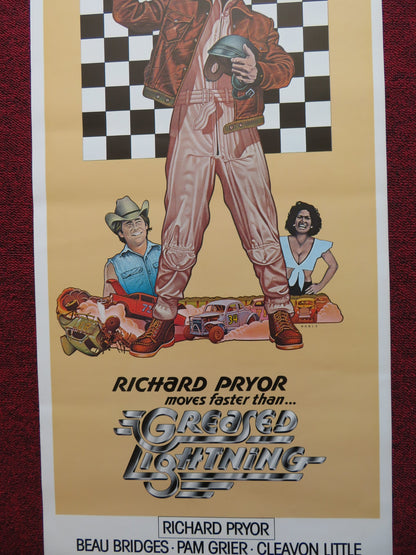 GREASED LIGHTNING  US INSERT (14"x 36") POSTER RICHARD PRYOR BEAU BRIDGES  1977