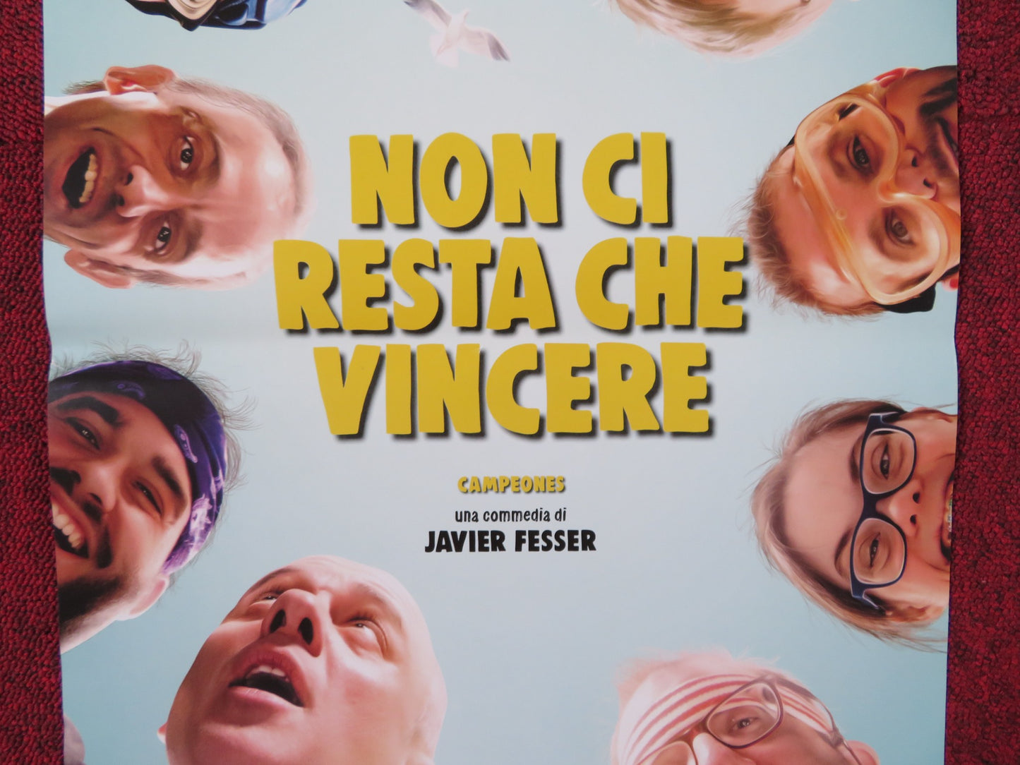 NON CI RESTA CHE VINCERE ITALIAN LOCANDINA POSTER JAVIER GUTIERREZ 2018